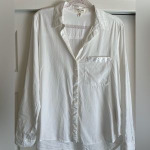 Cloth & Stone white button up shirt